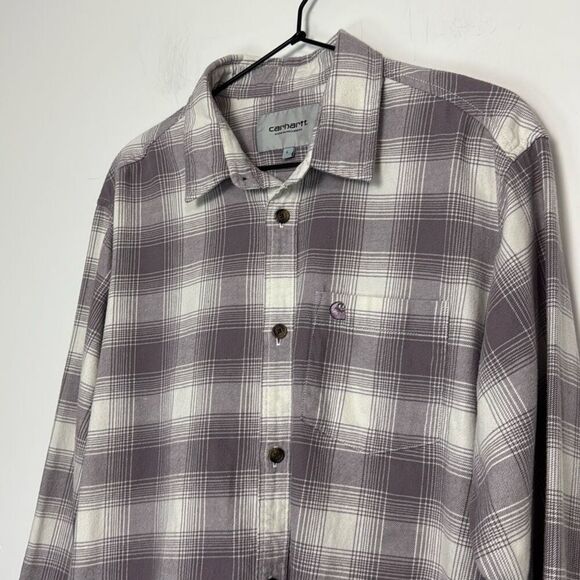 Carhartt WIP cotton shirt Deaver Shirt L - Picture 3 of 6